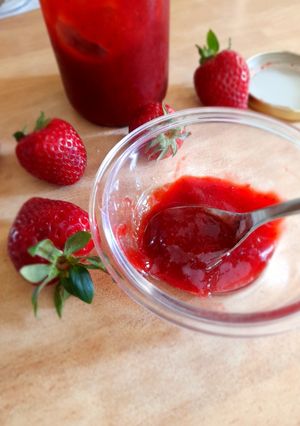Φωτογραφία της συνταγής Σάλτσα φράουλας 🍓