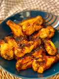 Alitas piri piri en freidora de aire Ninja foodie