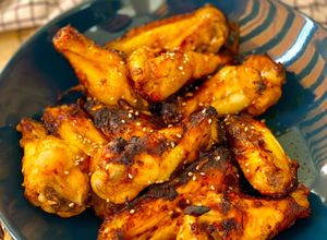 Una foto de Alitas piri piri en freidora de aire Ninja foodie