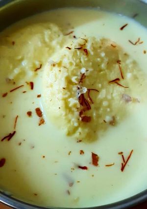 ரசமலாய் (Rasamalaai recipe in tamil) செய்முறை முக்கிய புகைப்படம்