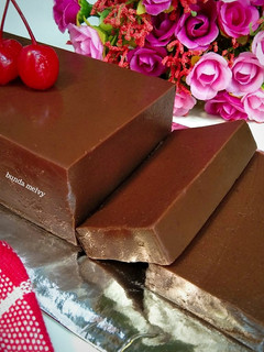 Foto resep Puding Coklat Roti Tawar (Puding Brownies)