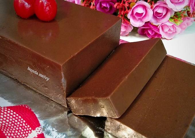 Resep Puding Coklat Roti Tawar Puding Brownies Oleh Bunda Melvy Sofia