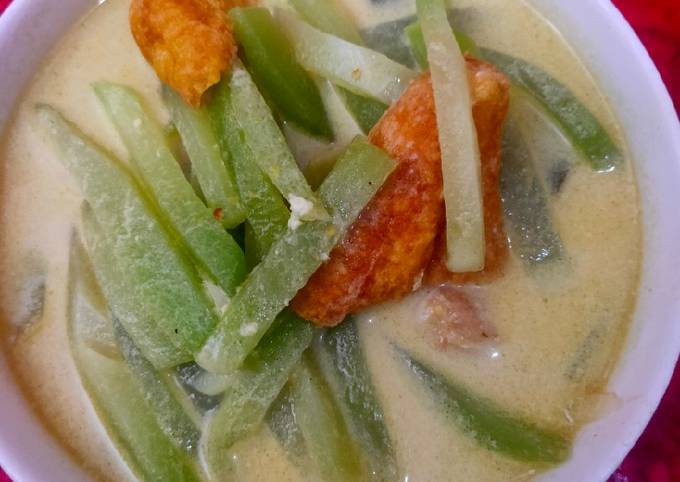 Cara Gampang Menyiapkan Labu Siam dan Tahu Kuah Santan, Menggugah Selera