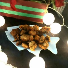 A picture of Rice pakoras.
