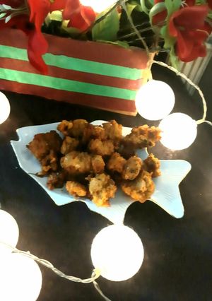 A picture of Rice pakoras.