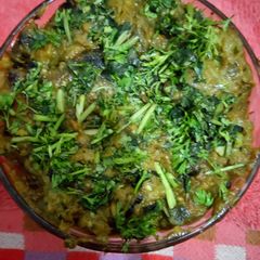 A picture of Delious Baigan bhartha make at home..