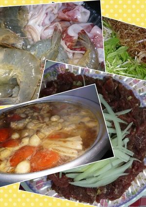 Hình của món Lẩu Thái.