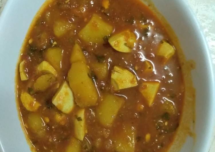 Simple Way to Make Perfect Egg curry#4wkschallenge
