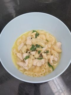 Foto resep Sup Makaroni Ayam Bayam Keju - Menu MPASI ANTI GTM