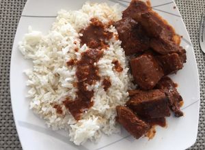 Una foto de Malaya macerada frita