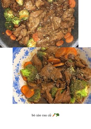 Hình của món Bò xào rau củ 🥕🥦.