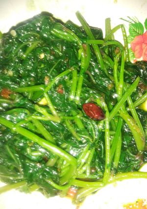 Foto resep Plencing / brambang asem daun elung ubi jalar