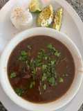 Sopa de caraotas (black beans)