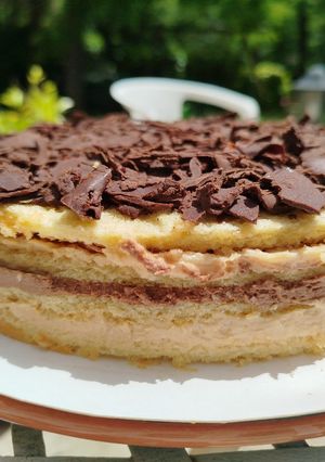 Une photo de Gâteau praliné Chocolat