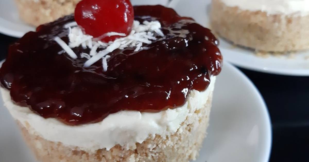 Resep Unbaked Cheese Cake (no oven,no kukus,no mixer & no whip cream