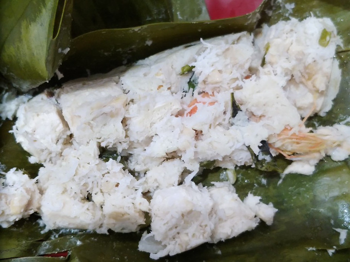 Langkah Mudah untuk Membuat Botok Tahu Tempe Udang, menu anak (no🖐msg), Enak Banget