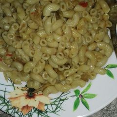 Pasta jollof A picture of Pasta jollof.