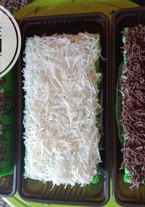 Foto resep Bronis kukus pandan