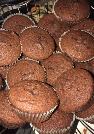 Kakaós-csokis muffin recept fotója