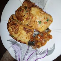 A picture of Savory french toast.