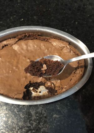Una foto de Mini brownie de cacao y aceite❤️