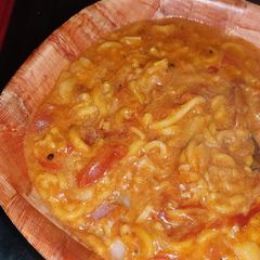 My meaty tinned spaghetti hoops A picture of My meaty tinned spaghetti hoops.