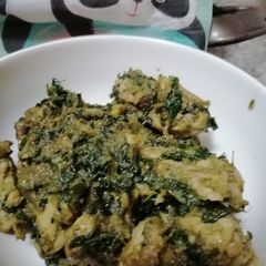 A picture of Methi chicken.