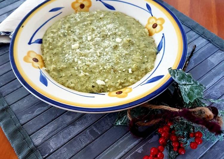 Risotto con passato di cavolo nero