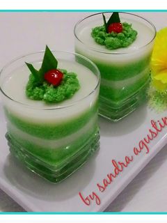 Foto resep Puding tape ketan hijau
