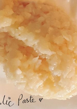 A picture of Home made garlic paste ☺.