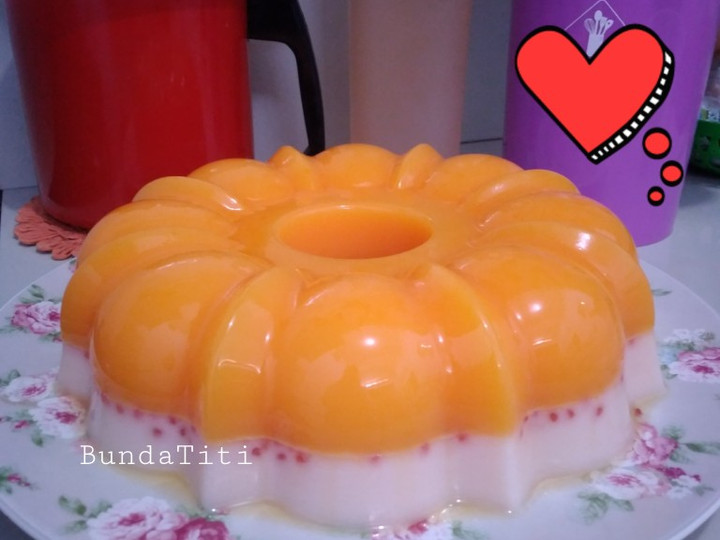 Langkah Mudah untuk Menyiapkan 664.Puding Mangga Sagu Mutiara, Lezat Sekali