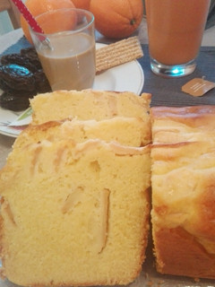 Una foto de Bizcocho de manzana sin gluten