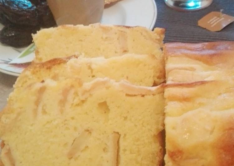 Bizcocho de manzana sin gluten