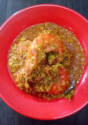 Foto resep Udang bumbu rendang