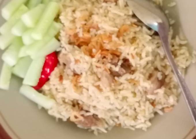 Nasi kebuli ala kadarnya