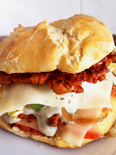 Una foto de Hamburguesa de picadillo