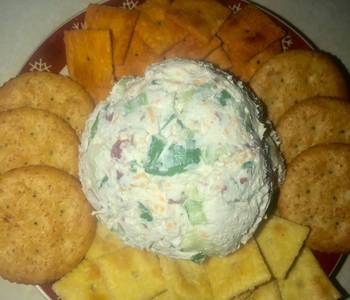 Fresh, Cooking Recipe Dried beef  green onion ranch cheese ball Practical Delicious