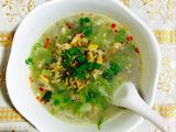 Canh lụa nấu bầu