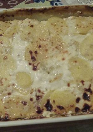Una foto de Patatas gratinadas