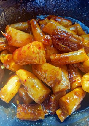 Foto resep Cemilan Ubi Sambal Pedas Manis ❤️