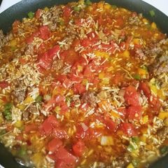 A picture of Taco Rice Skillet.