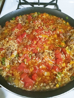 A picture of Taco Rice Skillet.