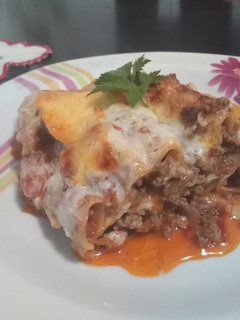 Darált hússal töltött kanelonia recept fotója