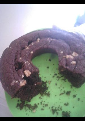 Una foto de Queque de chocolate con nueces