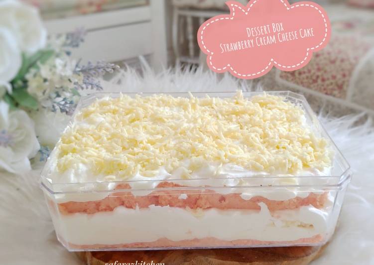 Resep My Keto Dessert Box Strawberry Cream Cheese Cake Yang Gurih