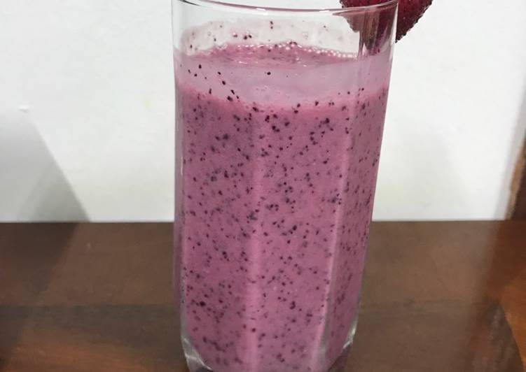 How to Cook Appetizing Blueberry Smoothie