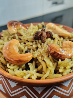 புதினா புலாவ் (Mint Pulao) செய்முறை முக்கிய புகைப்படம்