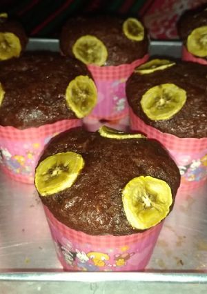 Foto resep Muffin banana chocolate tanpa mixer