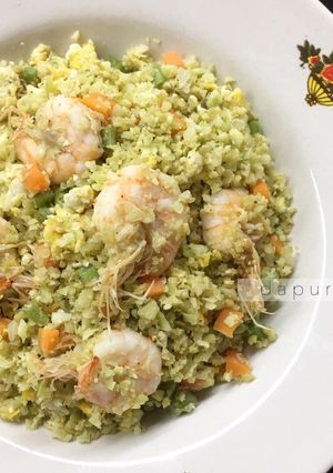 Foto resep Cauliflower Fried Rice / Nasi Goreng Bunga Kol