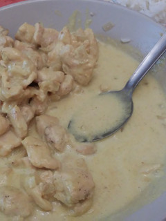 Una foto de Pollo al curry